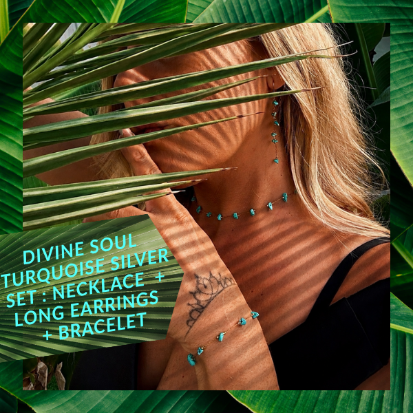 Divine Soul Set by Infinity Muse Jewelry. Available: tiger's eye, onyx, amethyst, turquoise, olivine, hematite
